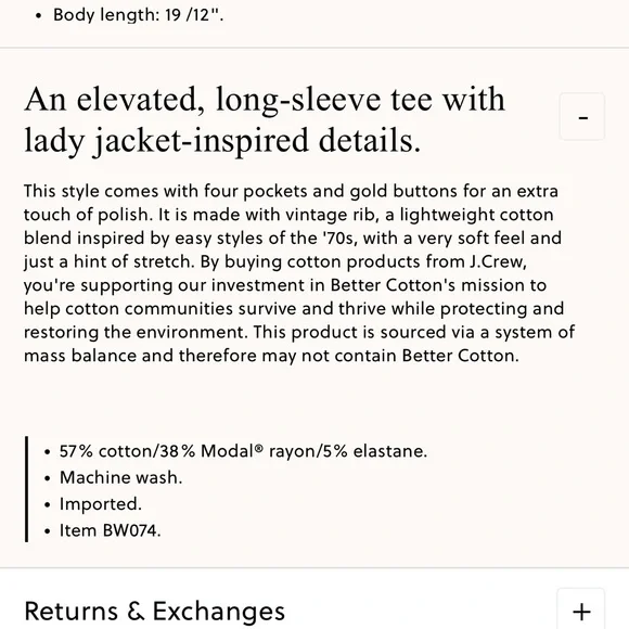 Brand new J crew top - Picture 5 of 7